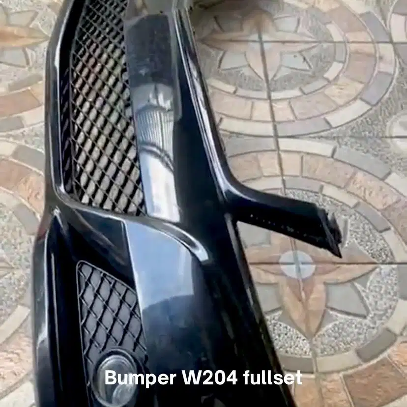 bumper w204 facelift 2012