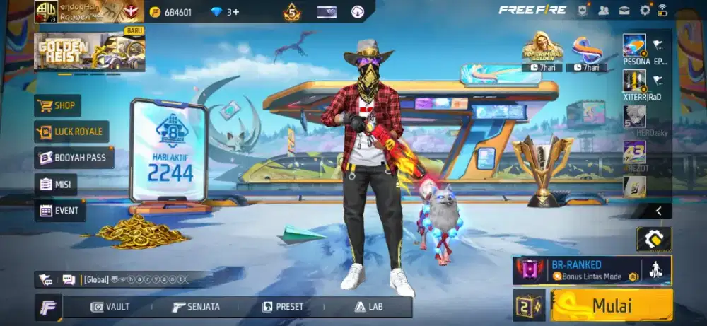 Free Fire old mantap