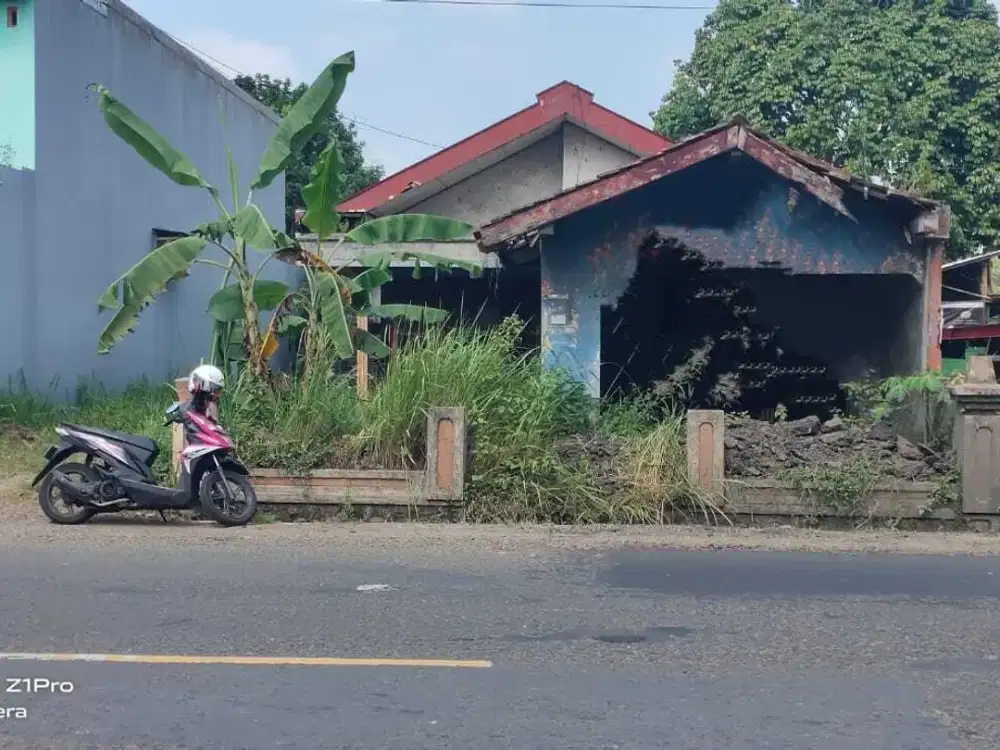 Tanah Murah Bonus Bangunan Strategis Pinggir Jalan Raya Propinsi