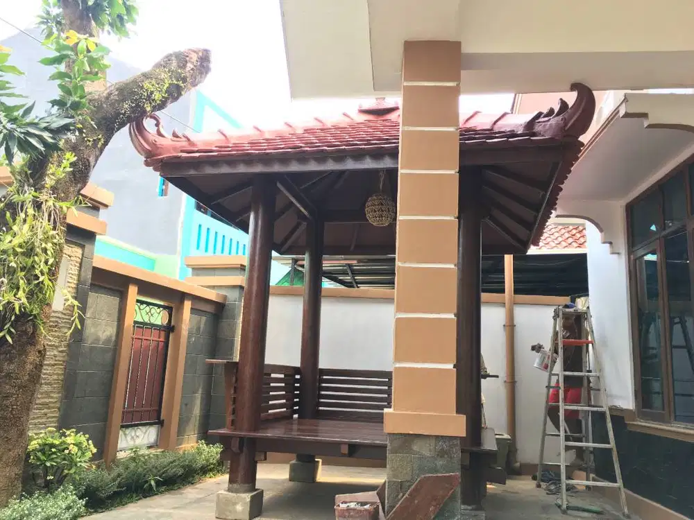 DB GAZEBO TAMAN KAYU KELAPA SAUNG TAMAN DEPOK