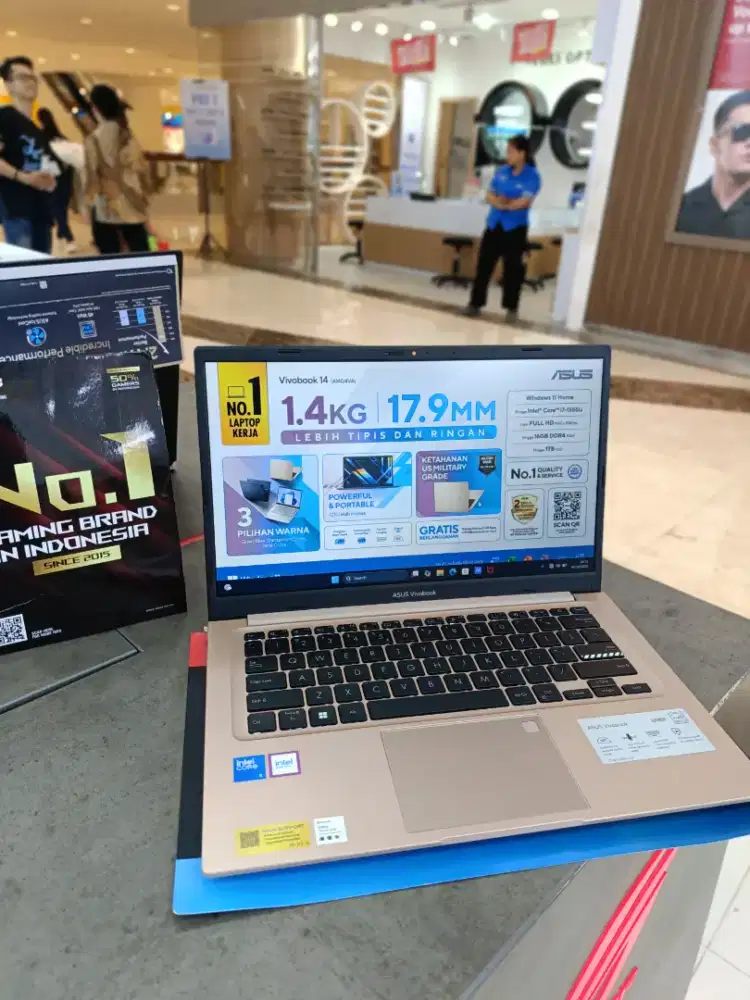 ASUS Vivobook A1404VAP i5 8GB/512GB SSD,Cicilan mulai 600 rb cukup KTP
