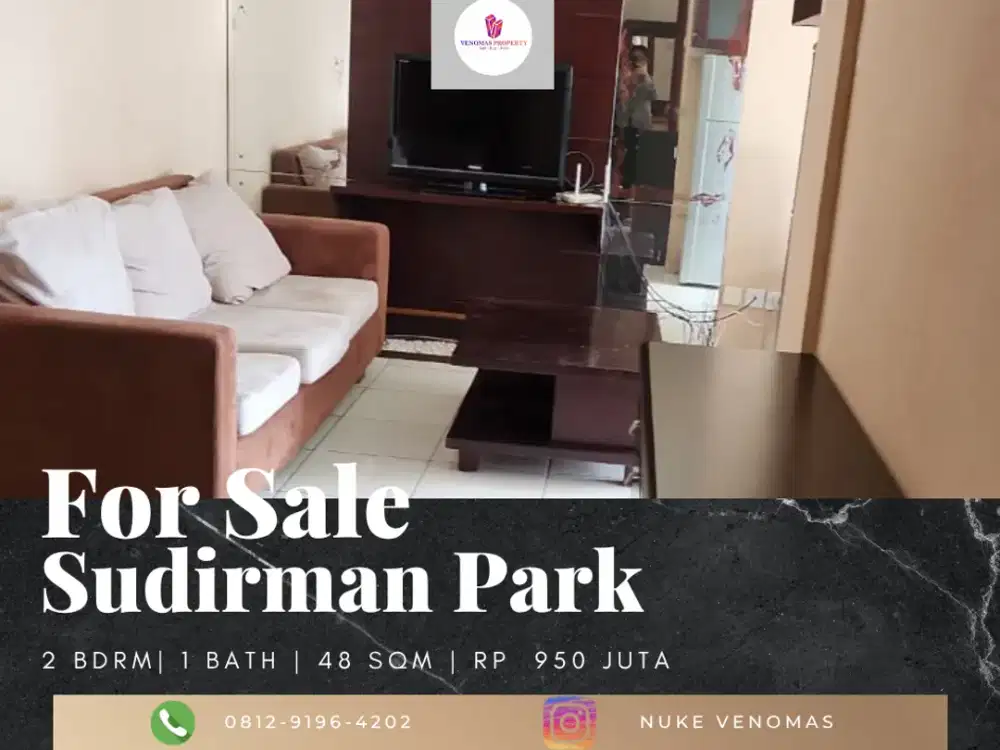 Dijual Apartement Sudirman Park 2BR Full Furnished Tower B