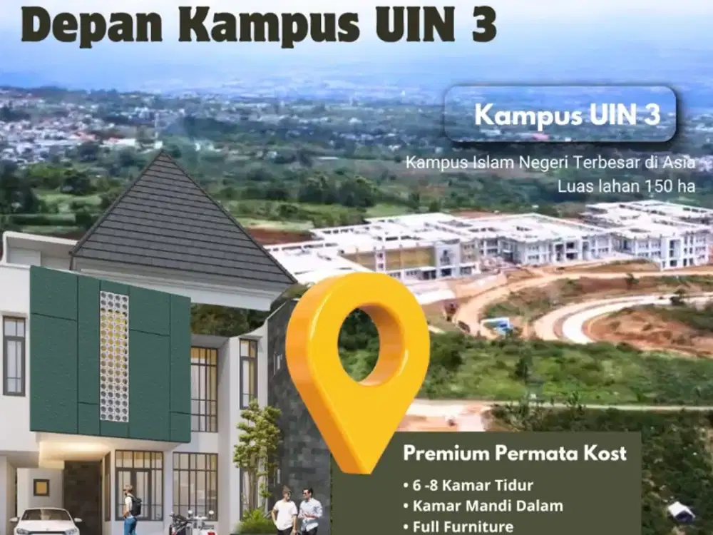 dijual rumah kos kampus kedokteran uin malang