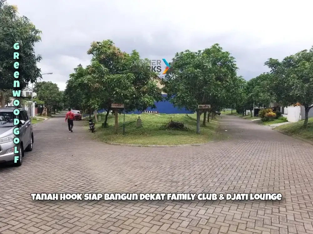 Tanah siap bangun hook di Greenwood golf Araya Malang