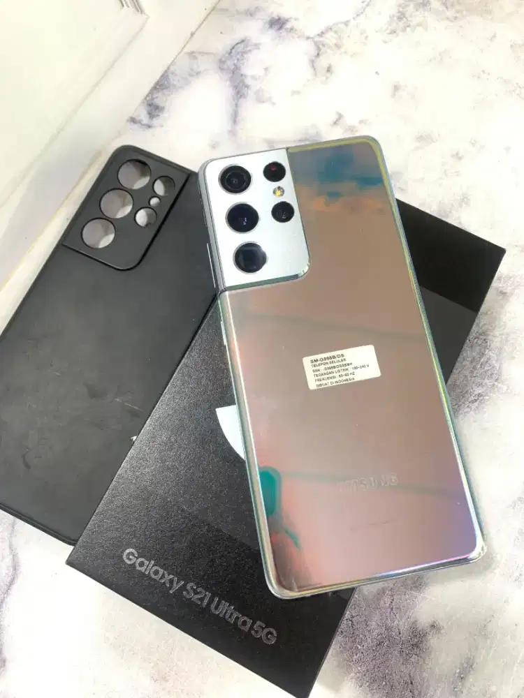 Samsung S21 ultra 5G 16/512 silver sein lengkap