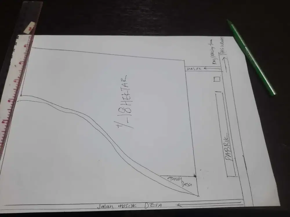 Tanah Beji Pasuruan, lebar 15m2 Luas Polll