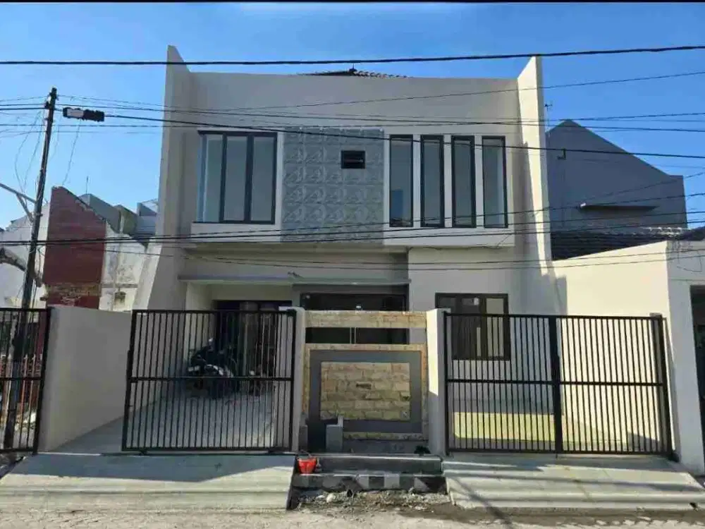 Rumah Baru Gress Panjang Jiwo Permai Surabaya dekat Ubaya