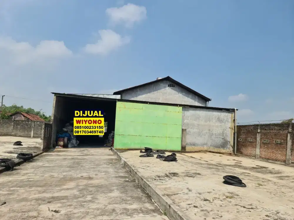 Dijual Gudang di Jombang Termasuk Jembatan Timbangnya