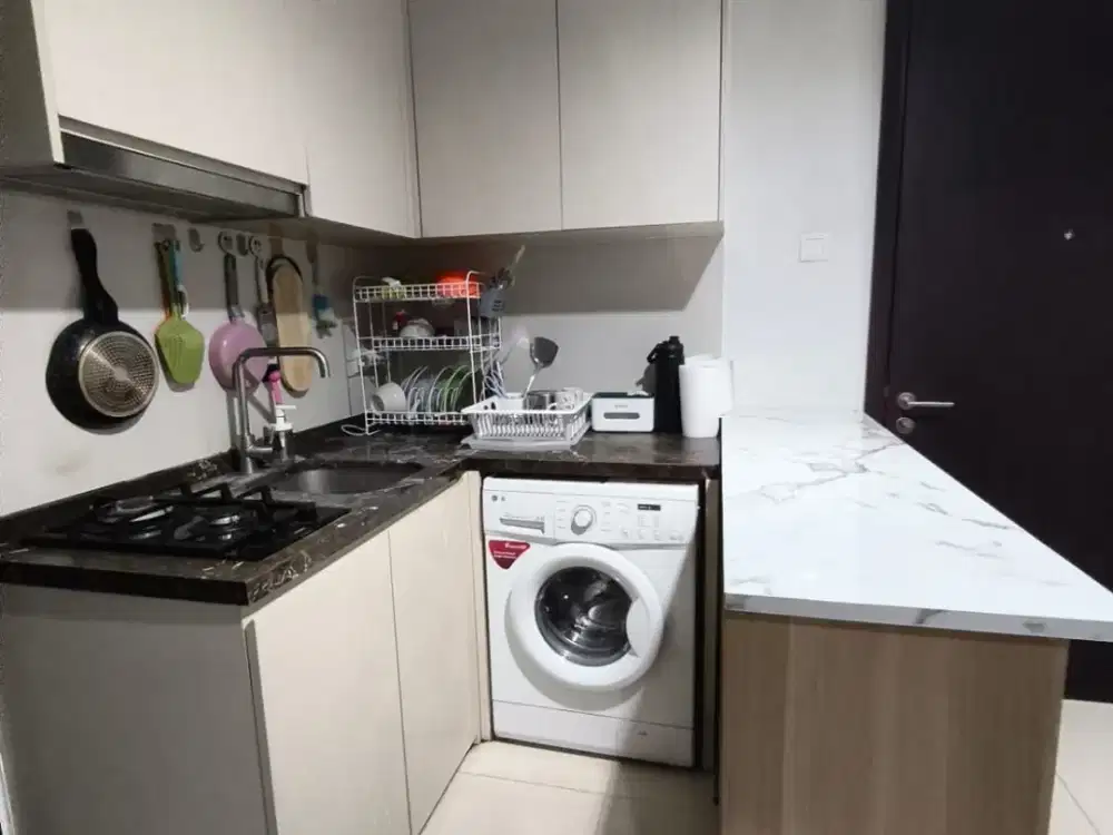 Jual Rugi Apartemen Puri Mansion 1 Bedroom Full Furnished Best Price di Cengkareng Jakarta Barat