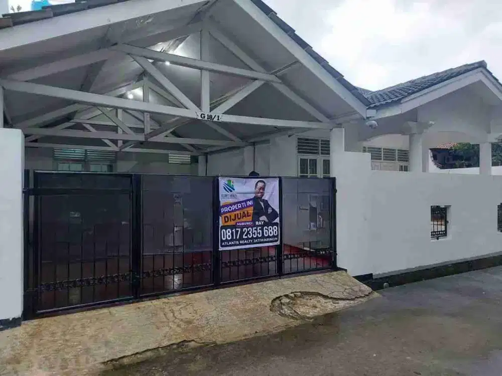 Rumah Turun Harga Hitung Tanah di Jatiwaringin