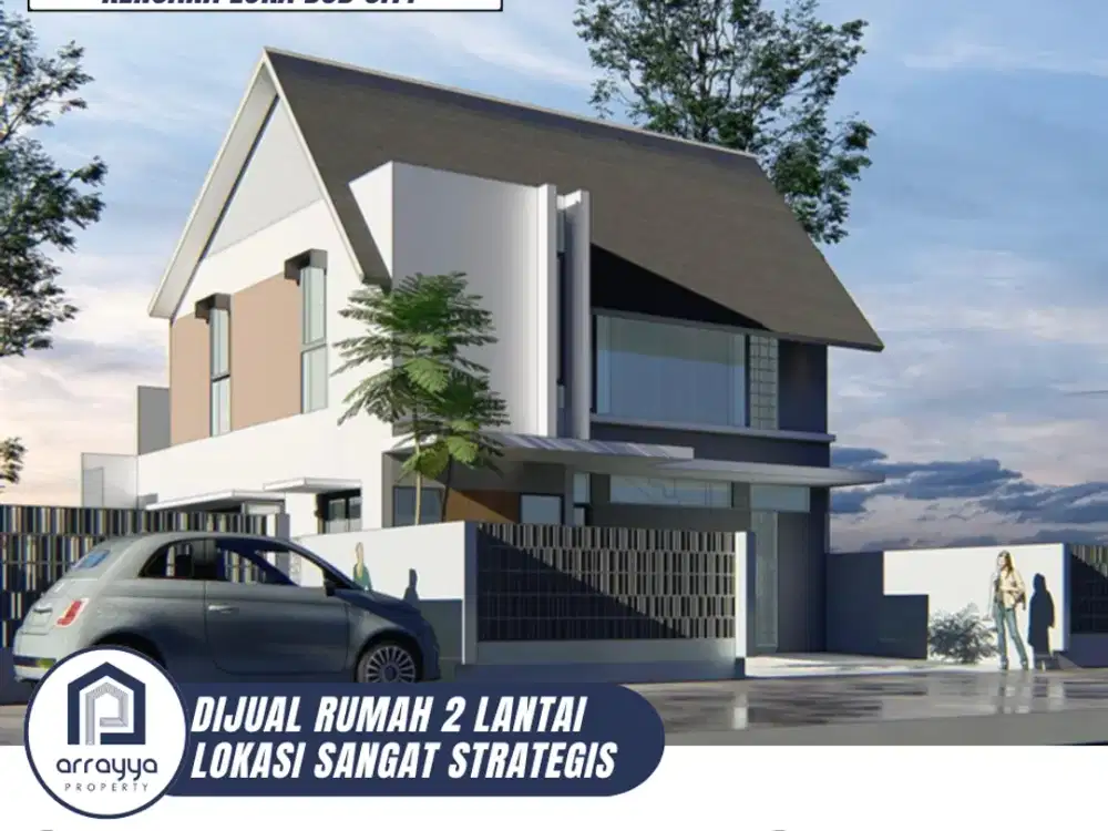 RUMAH MINIMALIS MODERN 2 LANTAI DI KENCANA LOKA BSD 'HRB151