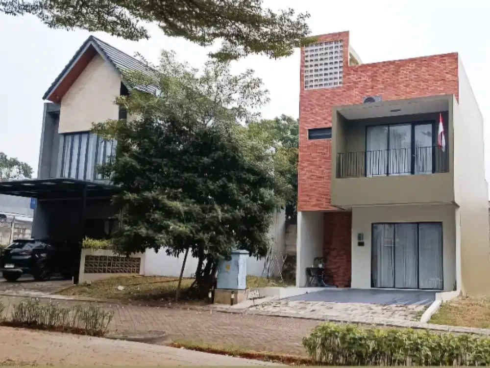 hot sale rumah siap huni desgn open space discovery  bintaro jaya