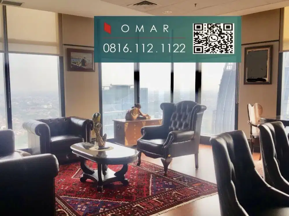 Furnished office space high floor at alamanda tower Simatupang