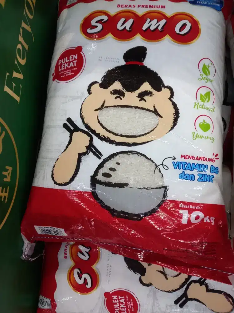 JUAL BERAS MEREK SUMO UKURAN 10Kg