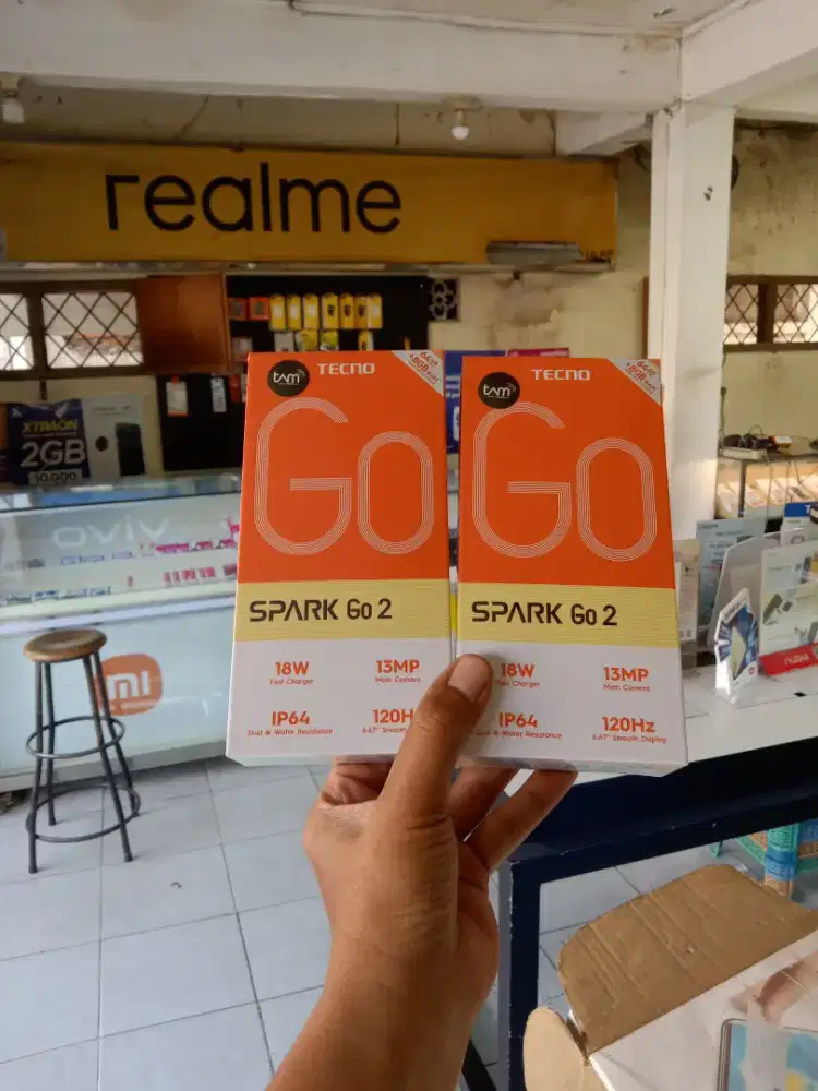 [ Fast respon WA ] Tecno Spark GO2 4+4/128 Garansi resmi 13bln