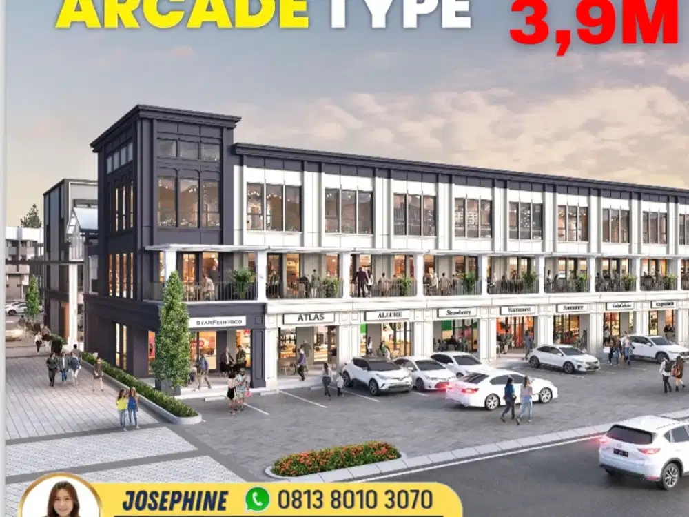 Ruko The Hudson Gading Serpong Double Fasad 4,5x15