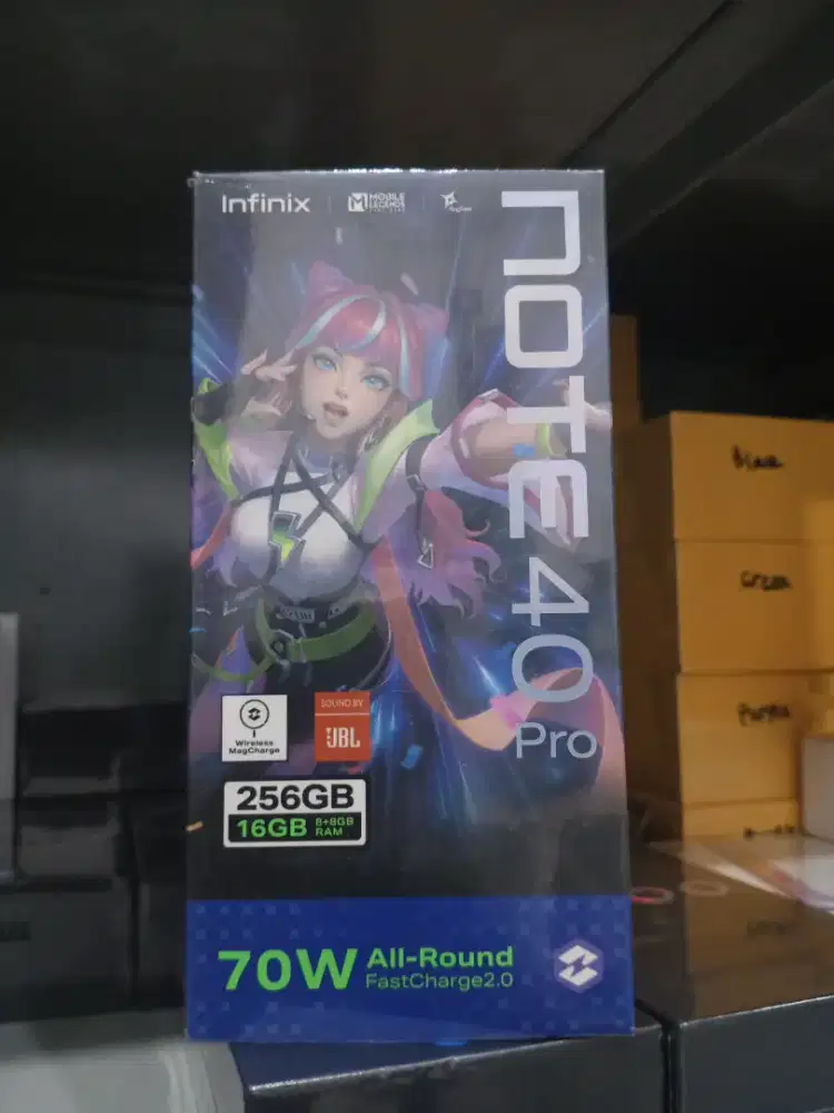 Infinix note 40  pro 8/256 new garansi resmi promo Bandung