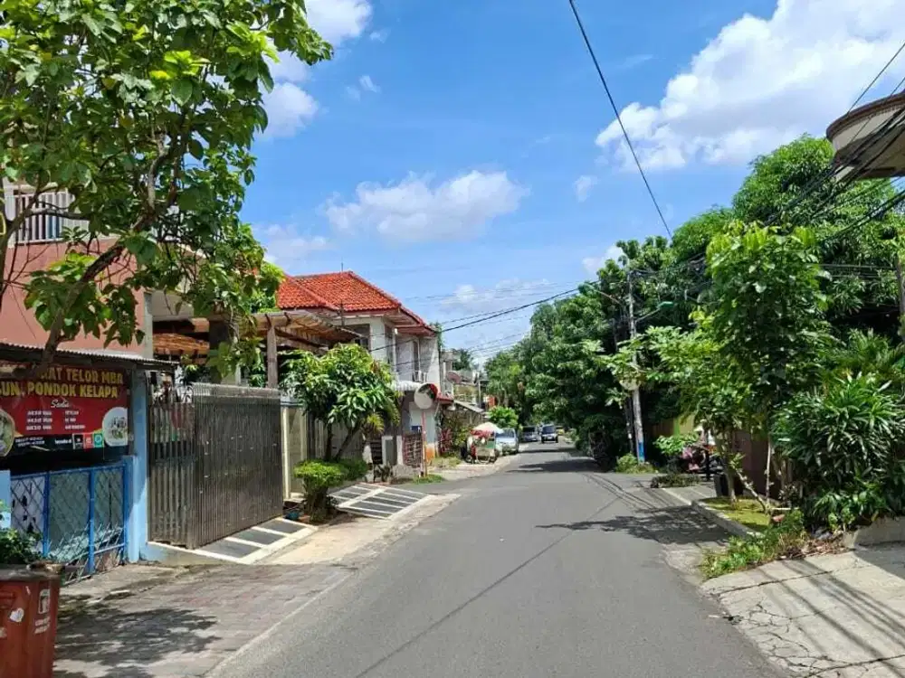 RUMAH MURAH JALAN LEBAR BEBAS BANJIR KOMPLEK DKI - PONDOK KELAPA