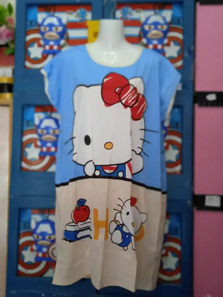 Dress/daster rumah hello kitty