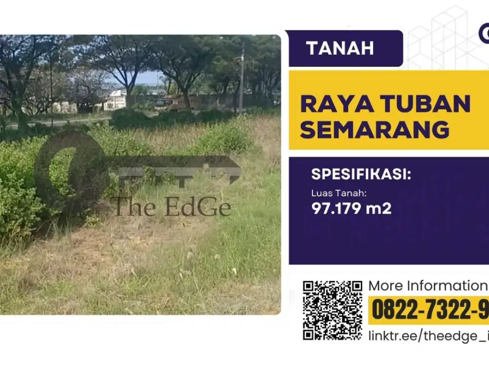 Dijual Tanah Luas di Tuban  Cocok untuk Kawasan Industri - The EdGe