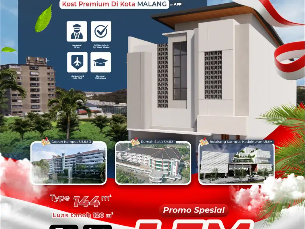 RUMAH KOS 2 LANTAI KOTA MALANG