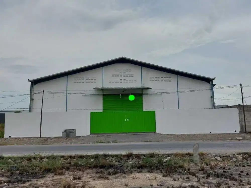 Double Gate Ada Ruang Kantor Gudang Bumi Maspion Romokalisari