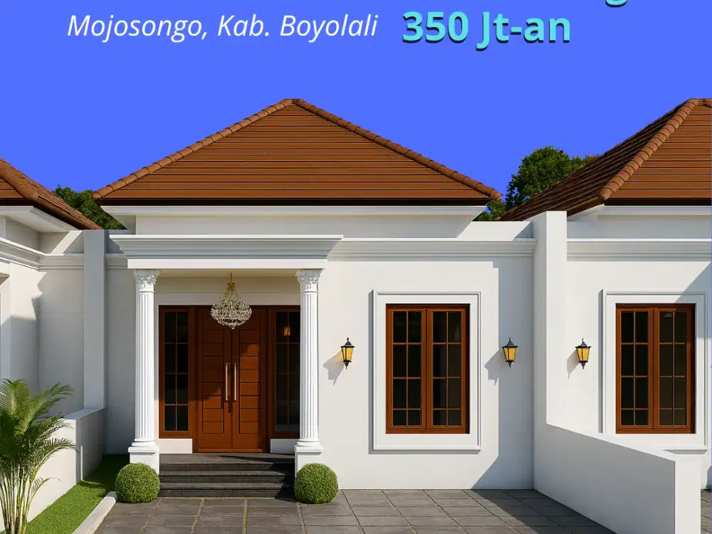 Rumah Baru di Boyolali: 3 menit Pintu Toll Mojosongo, DP Fleksibel