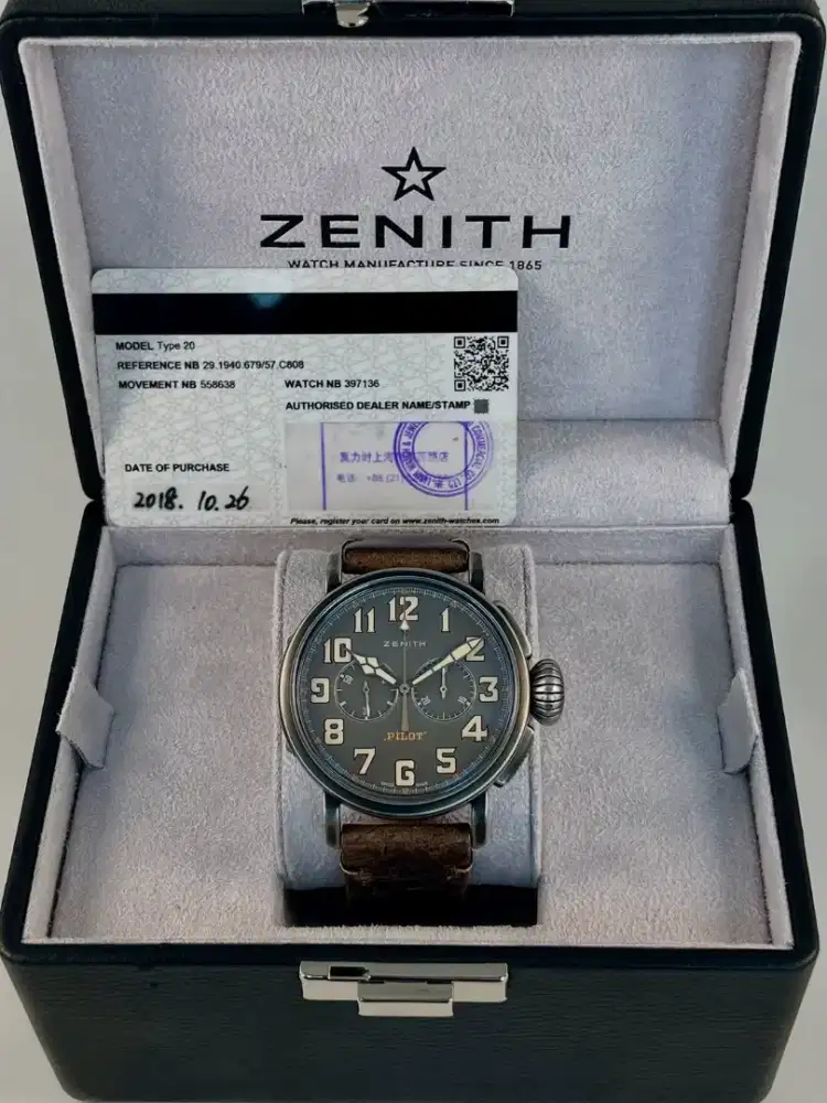 jam tangan pria zenith cronograph