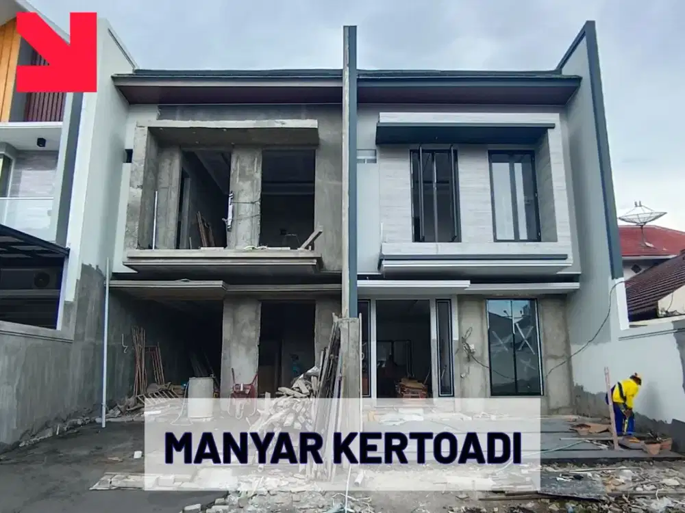 ‼️BARU GRESS MINIMALIS‼️RUMAH MANYAR KERTOADI GANG DEPAN. LOKASI STRATEGIS DEKAT RAYA MERR, ITS, SEKOLAH