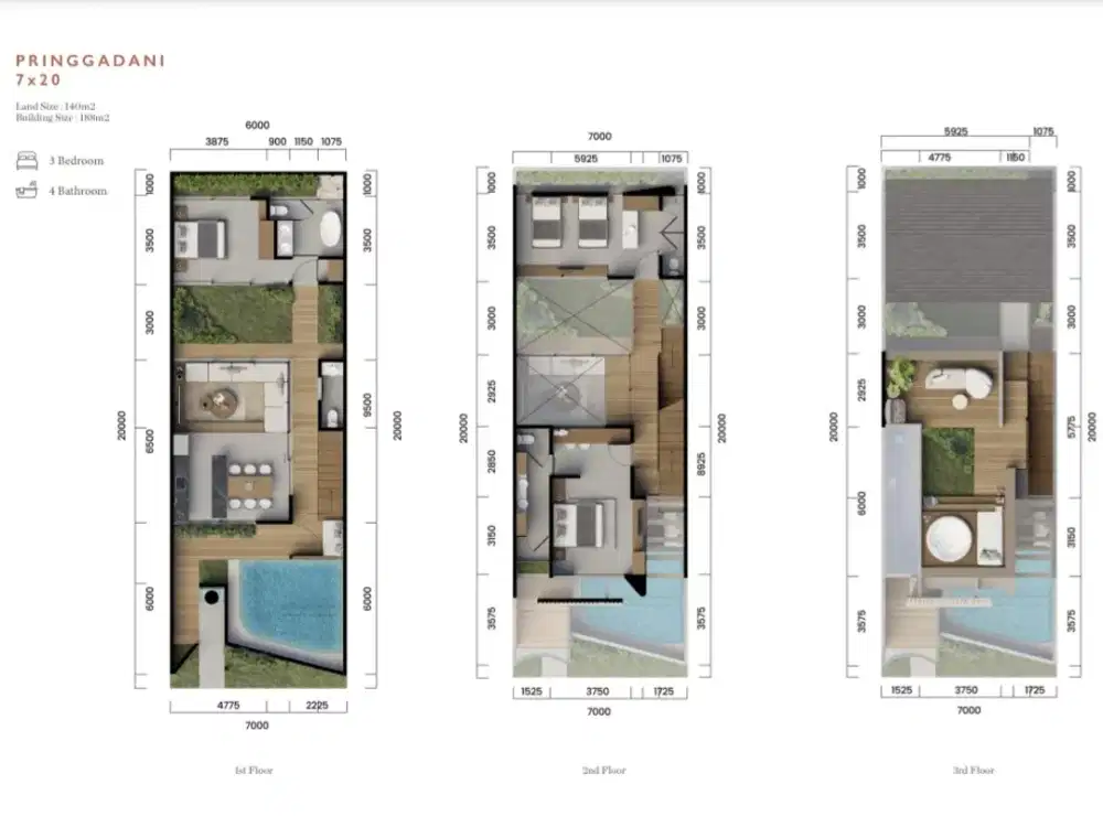 Parang Kencana Residence Seminyak High End Cluster Villa - Thumbnail 8