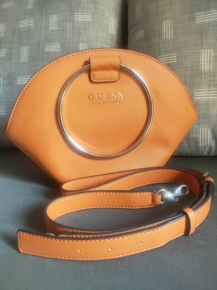 Tas Wanita Guess Orange Original