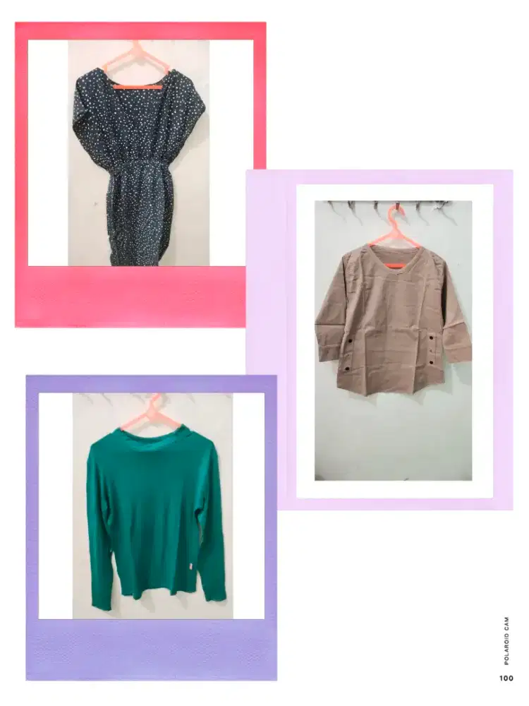 Preloved baju dan kerudung