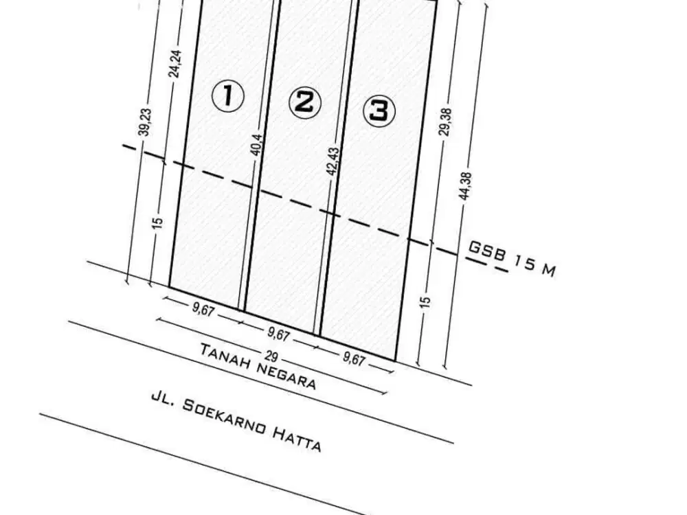 Tanah kavling mainroad soekarno hatta leuwipanjang kota bandung