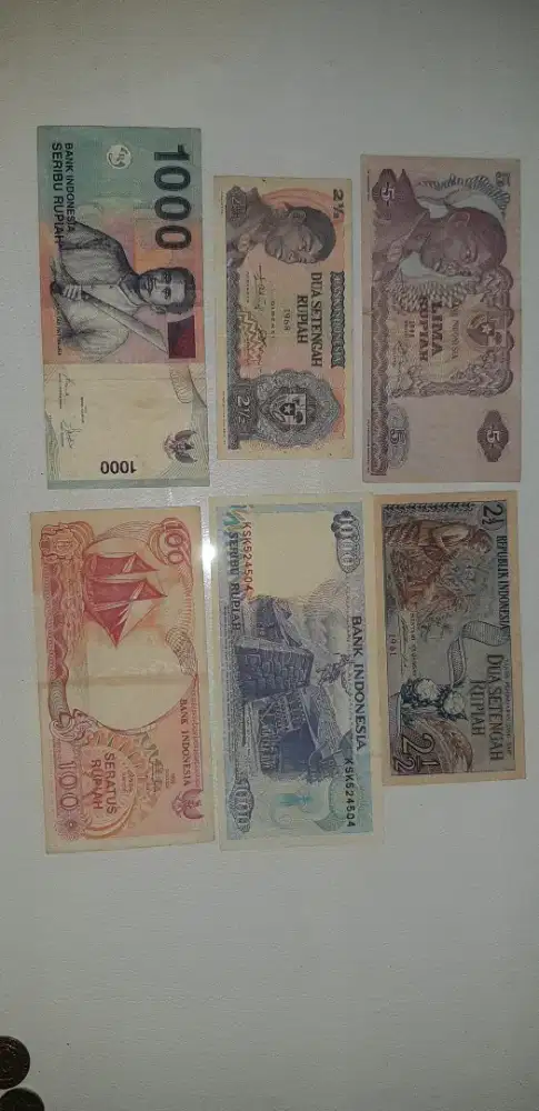 Jual uang kertas kuno