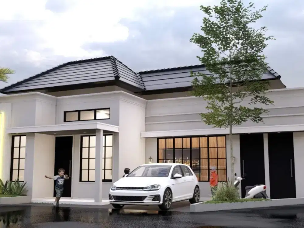 Rumah Clasic Mewah Progres Finishing di Perum Dekat  ke UNS