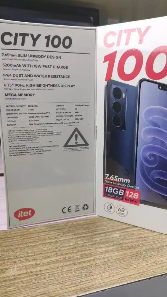 Ready stock hp android itel city100 new garansi 1 tahun