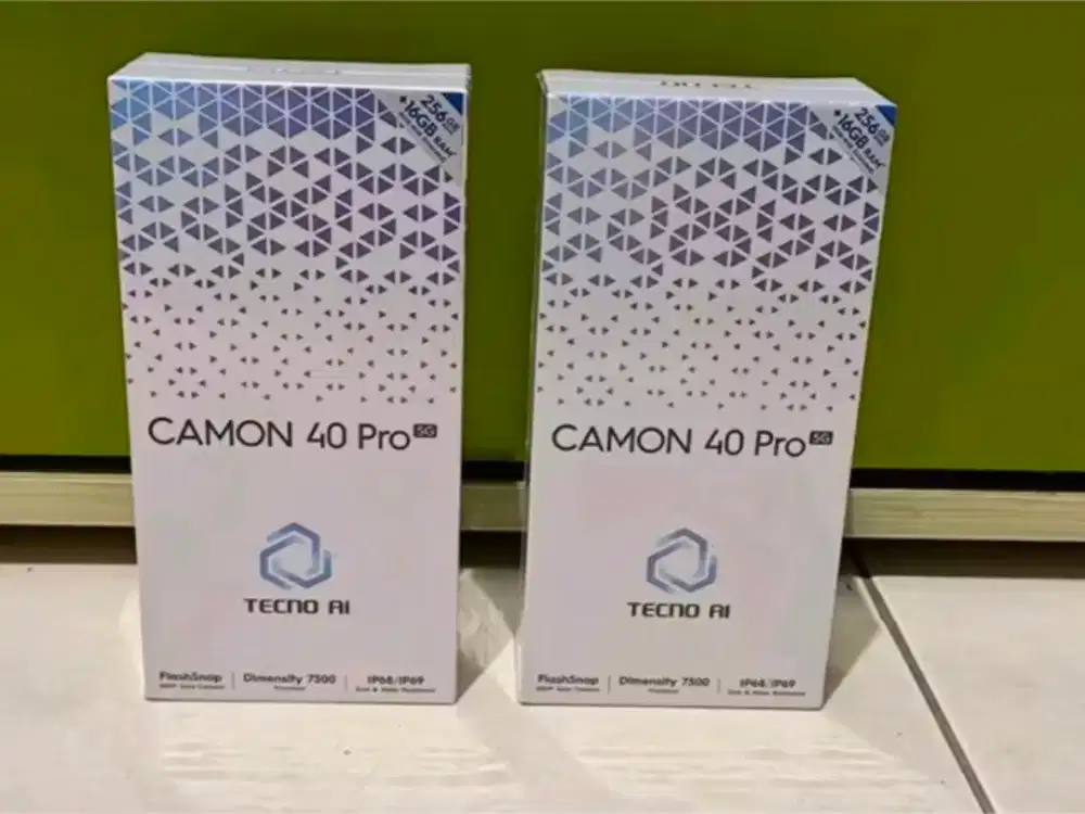 Termurah Tecno camon 40 pro 5g 8/256 GB Baru Garansi resmi 13 Bulan