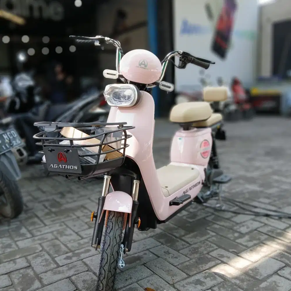 SEPEDA LISTRIK AGHATOS AE350 PROMO GARTIS HELM
