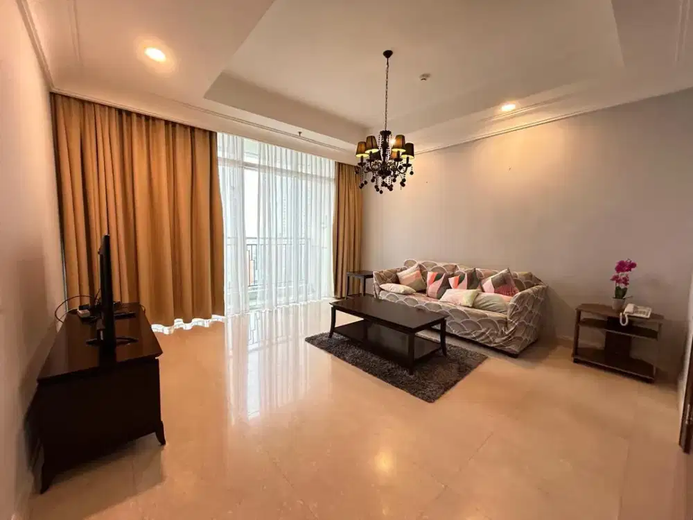 DISEWAKAN APARTEMEN 2BR DI PAKUBUWONO VIEW JAKARTA SELATAN