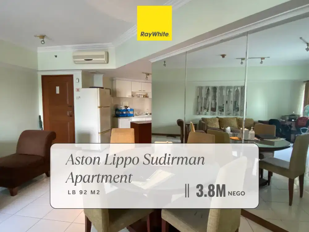 DIJUAL APARTEMEN MEWAH LOKASI STRATEGIS 3BR ASTON LIPPO SUDIRMAN
