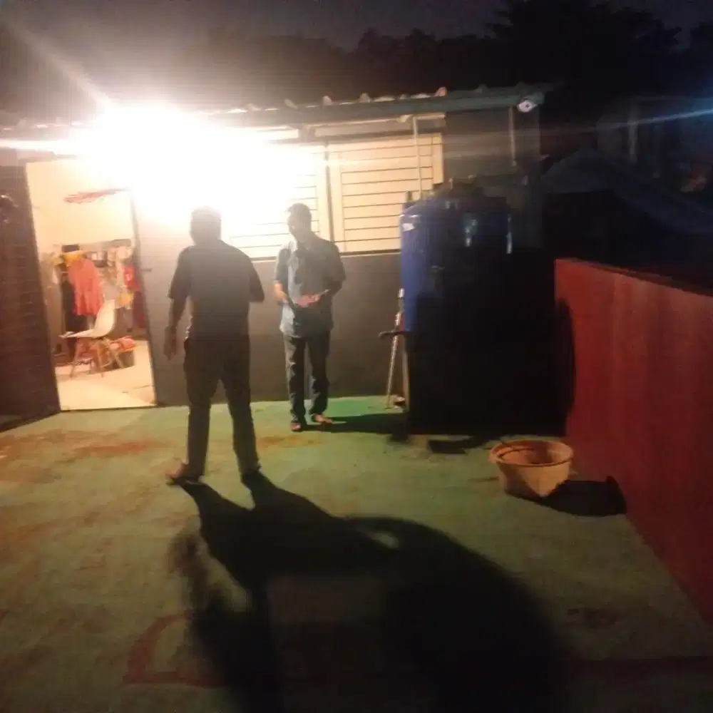 Kanopi alderon singel plapon rangka terpasang