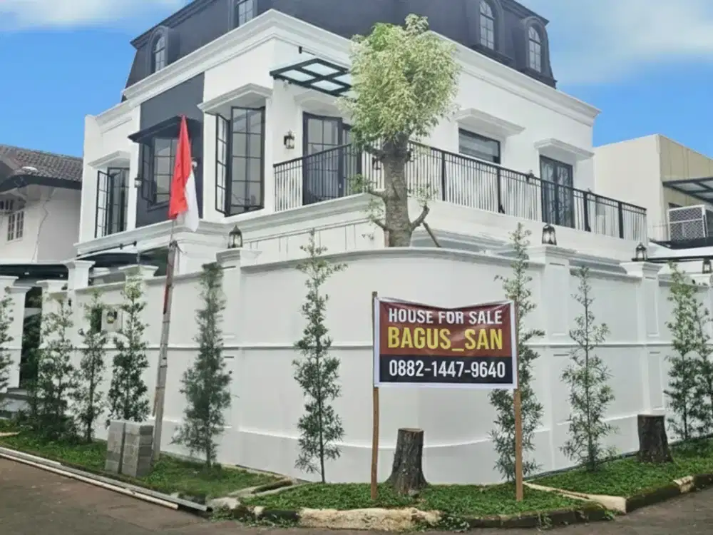 Dijual Rumah BRAND NEW European Classic di Maleo Bintaro Jaya sektor 9