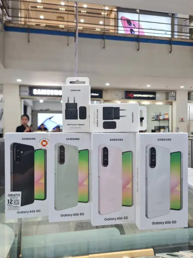 GALAXY A56 5G 8/256 FREE 25W + TEMPERED GLASS + CLEAR CASE‼️