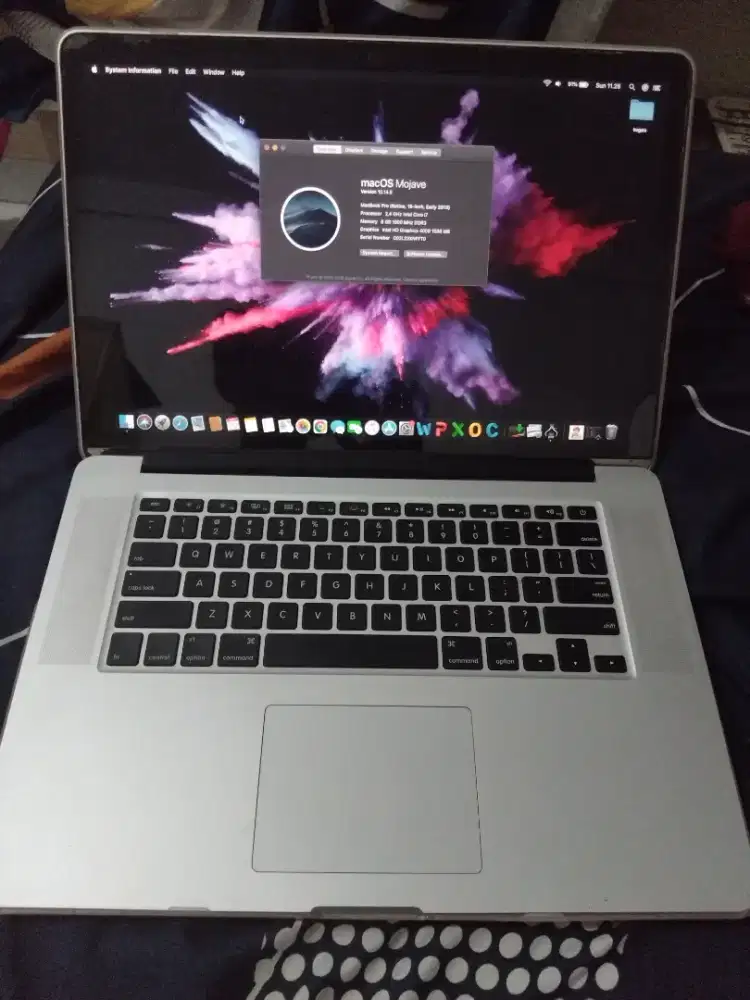 Lcd bagin atas macbook retina