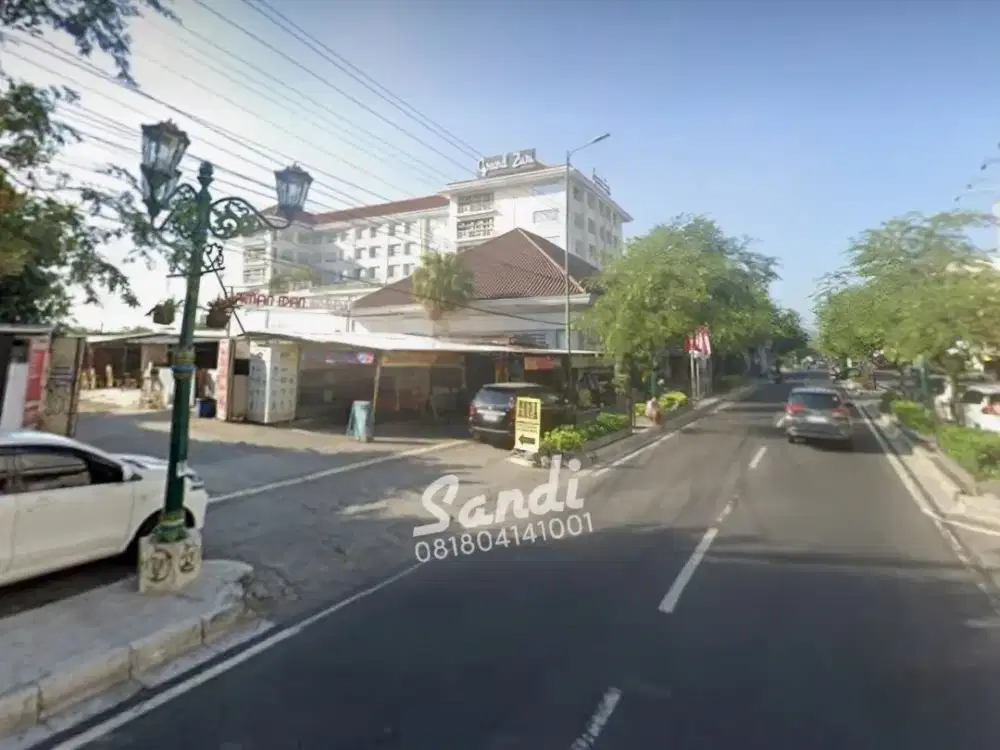 Strategis Murah Tanah Tepi Jl Mangkubumi Utara Stasiun Tugu Jogja
