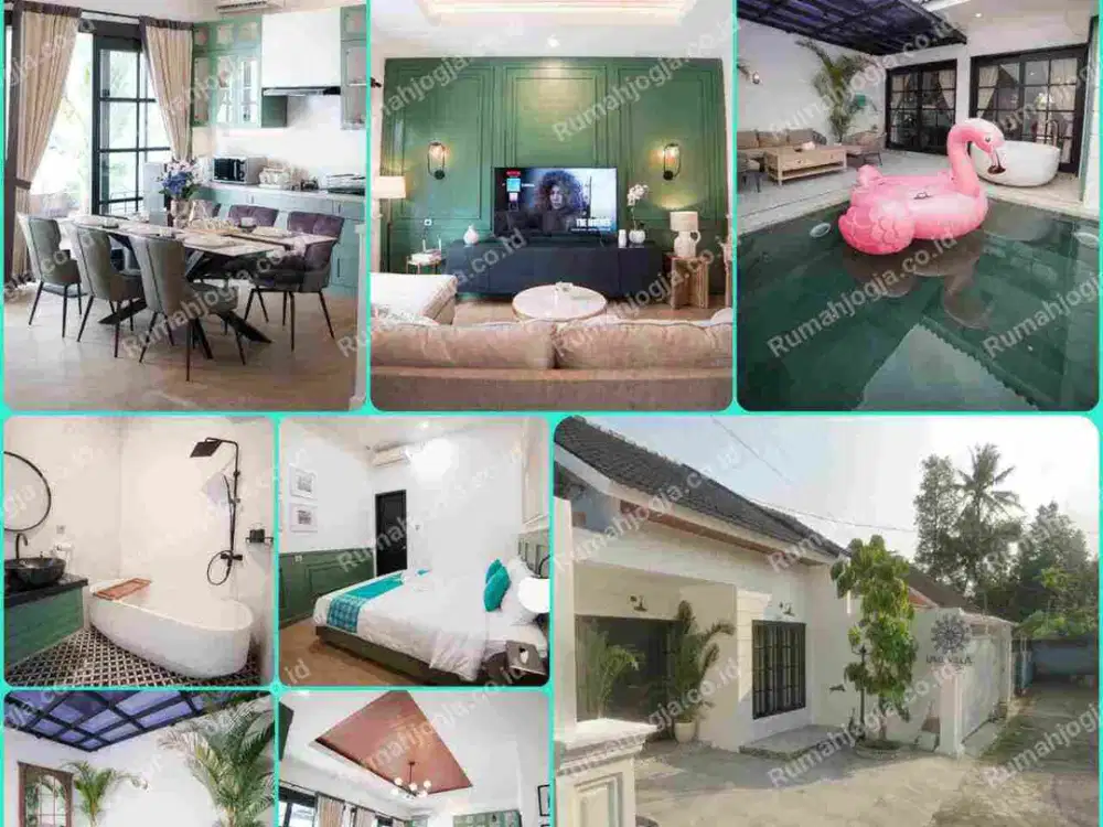 rumah full furnish dengan kolam renang dekat hotel hyatt palagan