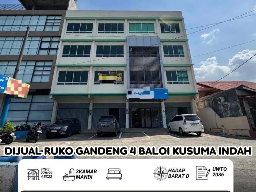 Dijual Ruko Hadap Jalan Besar Baloi Kusuma Batam