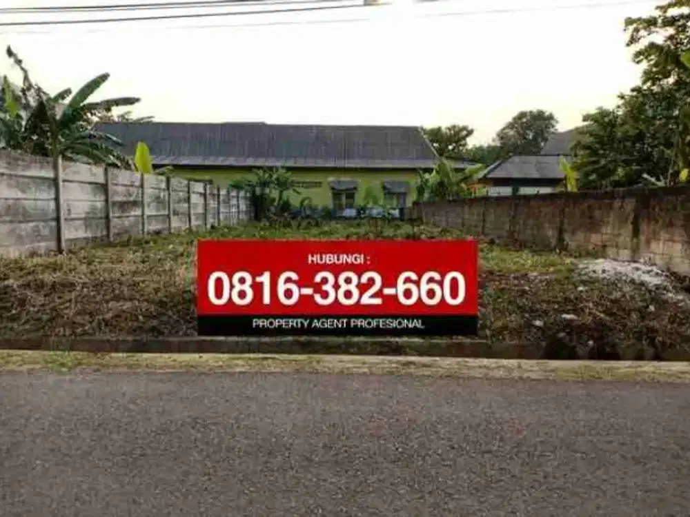 Dijual Tanah 290m2 di Rajawali Palembang