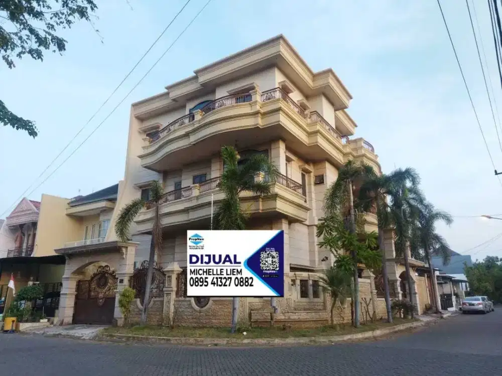 Dijual Rumah Araya model Klasik Eropa Super Mewah