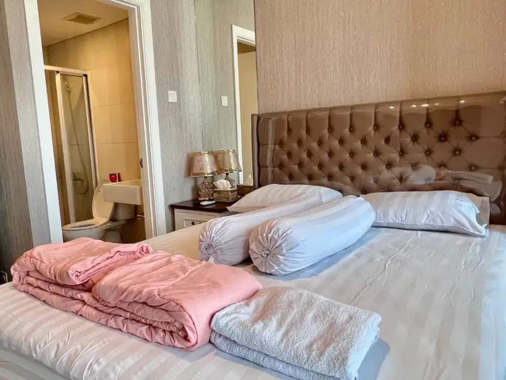 Apartment Studio Harco Sky Residence Fully Furnished Near Pancoran TV 55 INCH